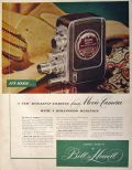 1948 Bell & Howell Filmo Auto-8 Movie Camera Ad