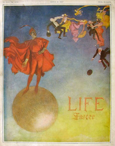 1907 Life (Humor) Magazine Cover ~ Easter