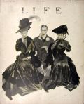 1907 Life (Humor) Magazine Cover ~ Henry Hutt, Tea Drinkers