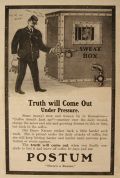 1905 Postum Beverage Ad ~ Truth Will Come Out