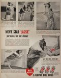 1948 Red Heart Dog Food Ad ~ Lassie