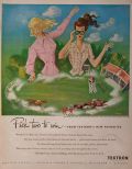 1948 Textron Women's Blouses Ad ~ Frederick Siebel