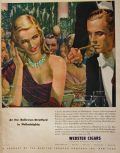 1948 Webster Cigars Ad ~ Bellevue Stratford Hotel, Phila PA