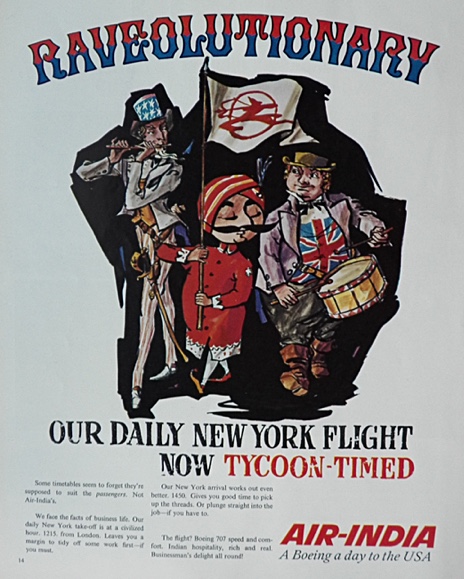 1960's Air India Airlines Ad ~ Raveolutionary
