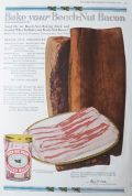 1916 Beech-Nut Bacon Ad ~ Bake Your Bacon