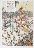 1935 Beechnut Gum Ad ~ Circus Trapeze