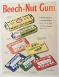 1952 Beechnut Gum Ad ~ Vintage Packaging & Flavors