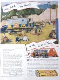 1937 Beechnut Gum Ad ~ Circus on Wheels