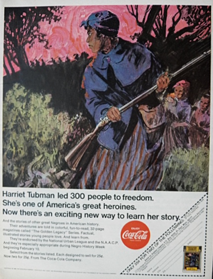1968 Coca Cola Coke Ad ~ Harriet Tubman