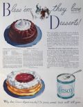 1932 Crisco Ad ~ Devil's Food Pudding Recipe