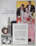 1929 Djer Kiss Ad ~ Strange Fascination