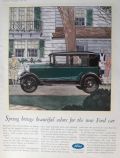1929 Ford Ad ~ Spring Brings Beautiful Colors