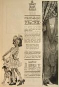 1920 F.B.&C Kid Shoes Ad ~ Girl & Dog