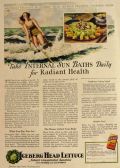 1930 Iceberg Lettuce Ad