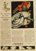 1930 Mirro Aluminum Ad ~ Vapo-Seal Covered Pan