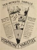 1930 Vitaphone Varieties Movie Shorts Ad