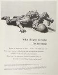 1942 WWII Citizens Service Corps Ad ~ Civilians Fight for Freedom