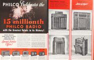 1940 Philco Radio Ad ~ Portables and Consoles