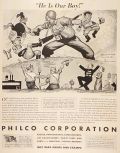 1943 WWII Philco Radio Ad ~ Hugh Hutton ~ Axis Nightmare