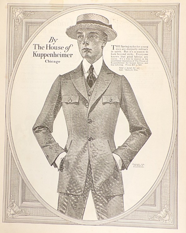 1918 Kuppenheimer Ad ~ J.C. Leyendecker