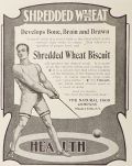 1905 Shredded Wheat Biscuits Ad ~ Hammer Throw