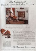 1927 Brunswick Panatrope Radio Ad ~ Astounded the Critics