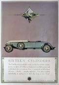 1930 Cadillac Ad ~ Sixteen Cylinders