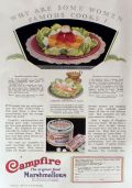 1927 Campfire Marshmallows Ad ~ Salad Recipes