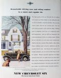 1931 Chevy Six Ad ~ Remarkable Driving Ease