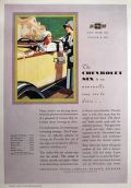 1930 Chevy Six Ad ~ Unusually Easy To Drive