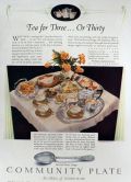 1929 Community Plate Silverware Ad ~ Paul Revere