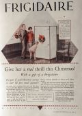 1927 Frigidaire Refrigerator Ad ~ Give Her a Real Thrill