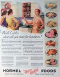 1931 Hormel Foods Ad ~ What Will You Have For Luncheon?