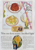 1928 Sunmaid Puffed Raisins Ad ~ Raisins That Pour