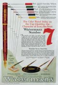 1928 Waterman's Number 7 Fountain Pen Ad