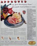 1934 Ice Cream Ad ~ Good Housekeeping Approved Brands