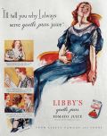 1933 Libby's Tomato Juice Ad ~ Gentle Press