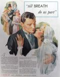 1931 Listerine Ad ~ Till Breath Do Us Part