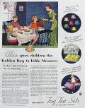 1933 Alice In Wonderland Tea Set Ad
