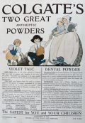 1905 Colgate Talc & Dental Powder Ad ~ Maxfield Parrish