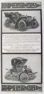 1904 Pierce Auto Ad ~ Arrow Touring & Pierce Stanhope