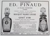 1904 Pinaud Perfume Ad ~ Marie Louise & Genet D'Or