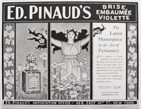 1902 Ed Pinaud Perfume Ad ~ Brise Embaumee Violette