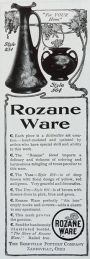 1905 Roseville Rozane Ware Ad