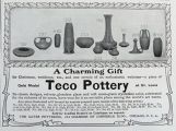 1904 Teco Pottery Ad ~ A Charming Gift