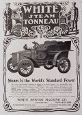 1903 White Steam Tonneau Automobile Ad