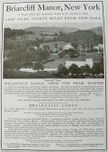 1906 Briarcliff Manor Lodge Antique Ad