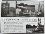 1906 Culver Naval School Ad ~ Right Kind of Vacation for a Boy