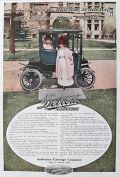 1909 Detriot Electric Automobile Large Color Ad
