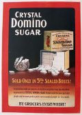 1907 Domino Sugar Large Color Ad ~ 5 lb. Sealed Boxes